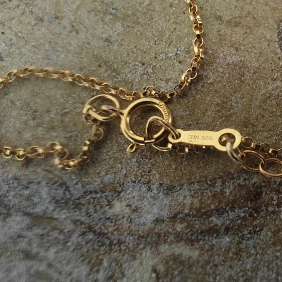 Gorgeous necklace 925 and 14 k. High quality piece. - Picture 2 of 10